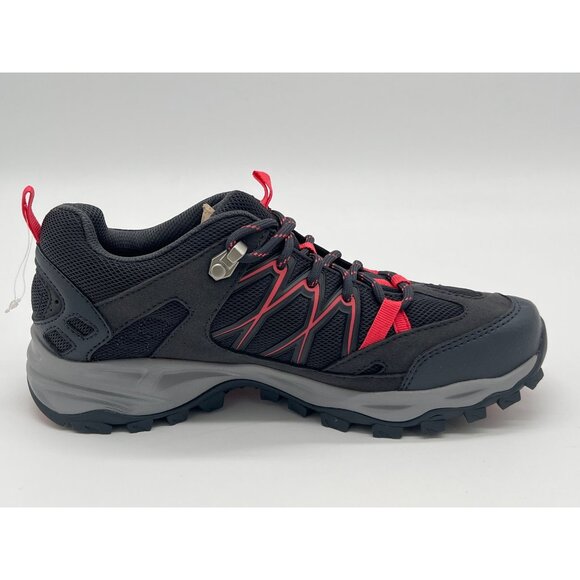 The North Face Womens Size 7 Left Shoe Gore-Tex Hiking Black/Red New - Picture 3 of 7